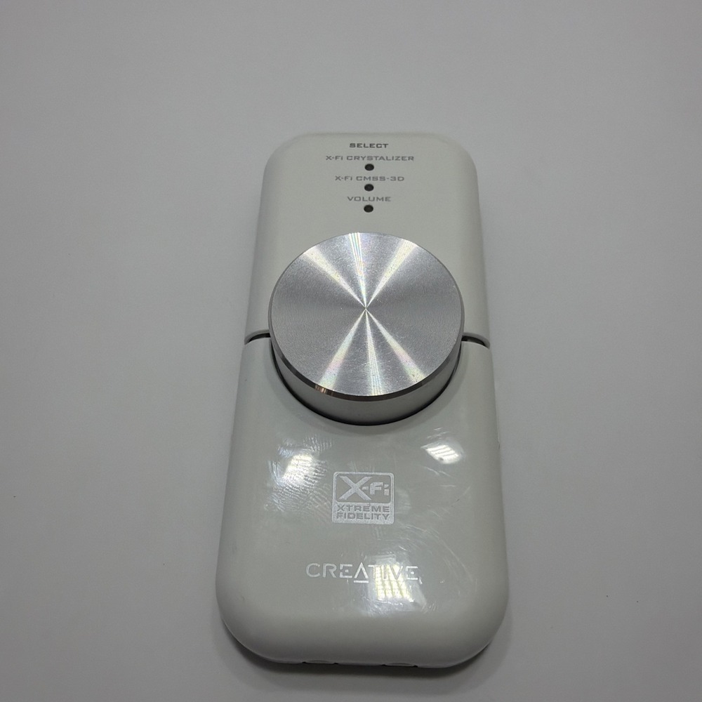 Creative X-Fi SB0720 USB External Sound Card Stereo Volume Knob 3.5mm Tested